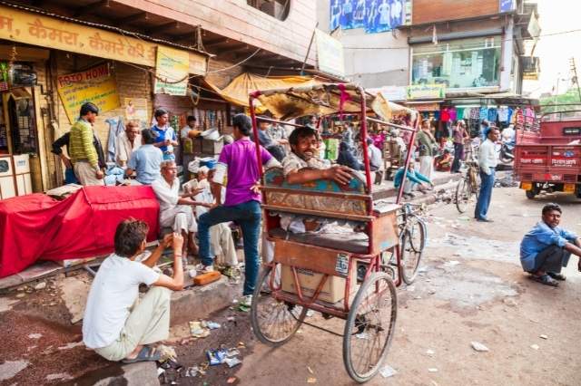 calle sucia en India